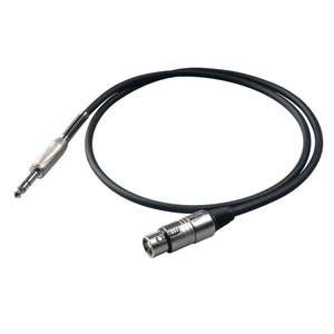 Кабель аудио 1xJack - 1xXLR Proel BULK210LU3 3.0m