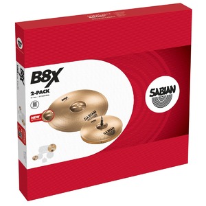 Комплект тарелок для ударной установки Sabian B8X 2-Pack