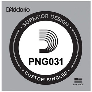 Струна для электрогитары DAddario PNG031 XL Pure Nickel