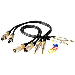 Кабель аудио 1xJack - 1xXLR Rockcable RCL30381 D6 M 1.0 m