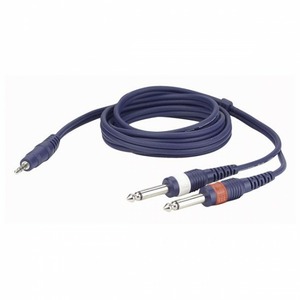 Кабель аудио 1xMini Jack - 2xJack DAP Audio FL31150 1.5m