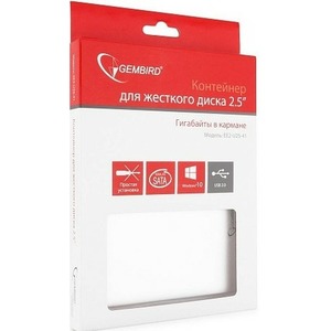 Корпус для жёсткого диска Gembird EE2-U2S-41-S