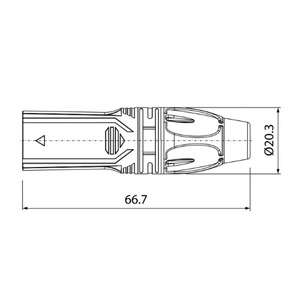 Разъем XLR (Папа) Roxtone RX3M-NS