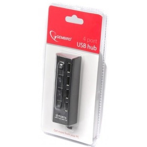 4-портовый USB 2.0 концентратор Gembird UHB-U2P4-02