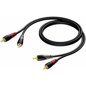 Кабель аудио 2xRCA - 2xRCA Procab CLA800/0.5 0.5m