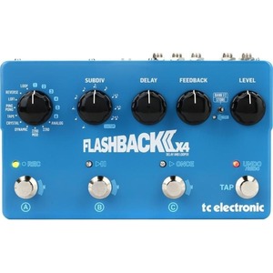 Гитарная педаль эффектов/ примочка Tc Electronic FLASHBACK 2 X4 DELAY