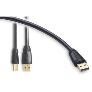 Кабель USB 2.0 Тип A - B QED (QE6901) Performance USB (A-B) Graphite 1.5m