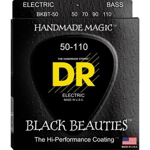 Струны для 4-x струнной бас гитары DR String BKBT-50