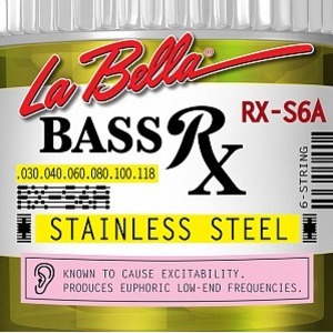 Струны для 6-ти струнной бас-гитары LA BELLA RX-S6A RX Stainless