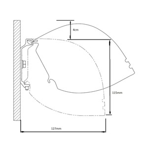 Экран с системой натяжения Kauber Red Label Tensioned BT Cinema 131 16:9 Clear Vision