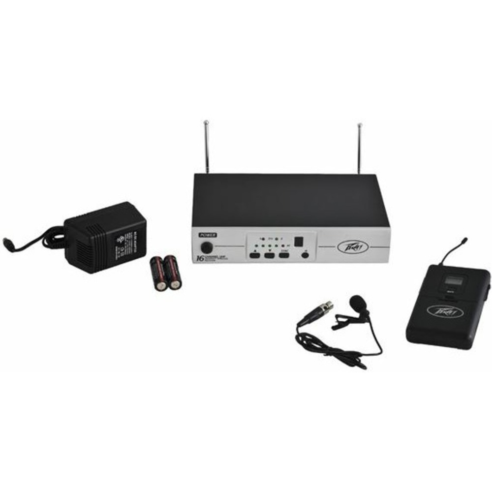 Радиосистема с петличным микрофоном PEAVEY PV 16 CHANNEL UHF WIRELESS BL