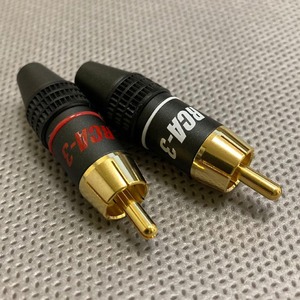 Разъем RCA (Комплект) Supra RCA-3 Plug Red/Blk Pair Bulk