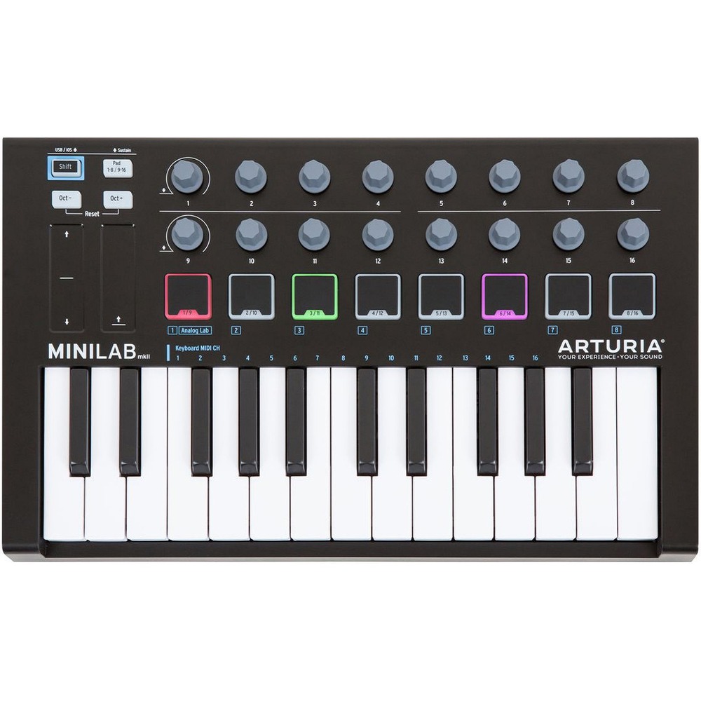 Миди клавиатура Arturia MiniLab mkII Black