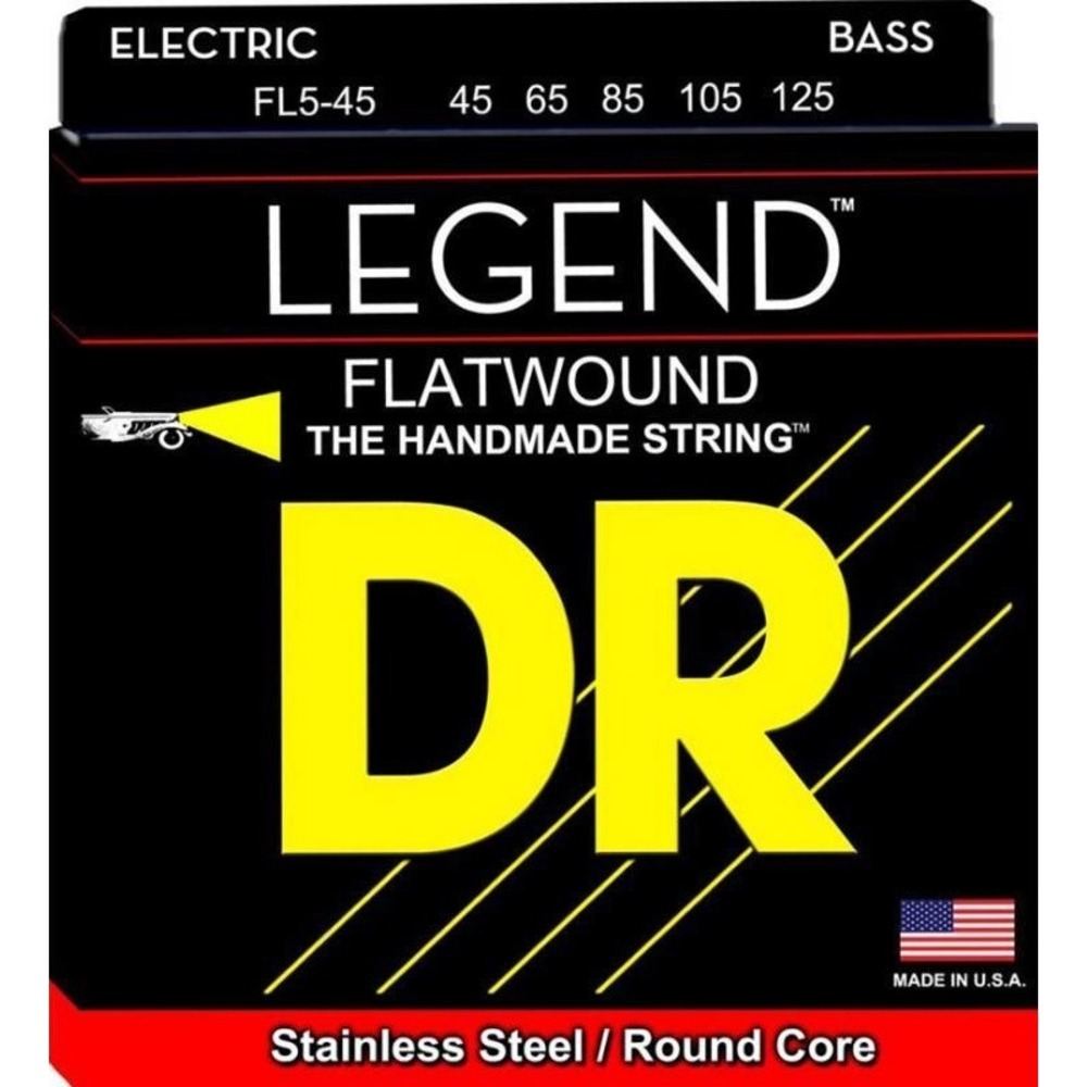 Струны для бас-гитары DR String FL5-45 LEGEND