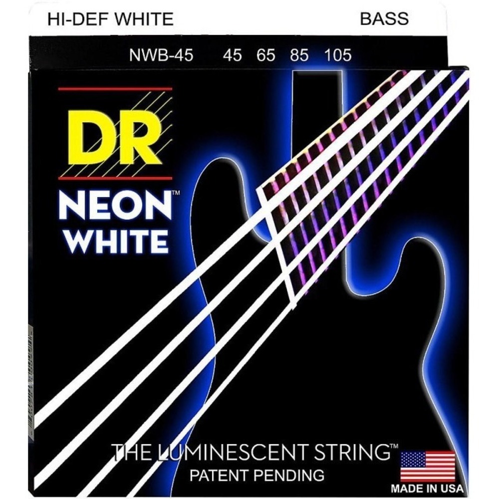 Струны для бас-гитары DR String NWB-45 HI-DEF NEON