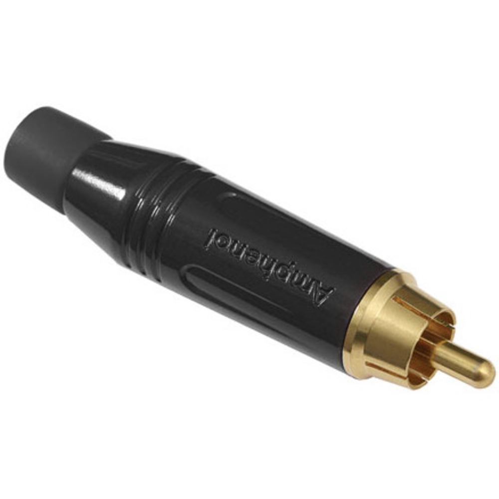 Разъем RCA (Папа) Amphenol ACPR-BLK