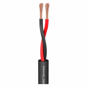 Кабель акустический с катушки двухжильный Sommer Cable 425-0051P Meridian Mobile SP225 PUR Black