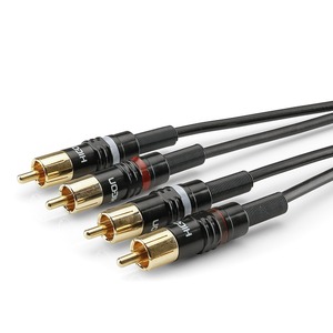 Кабель аудио 2xRCA - 2xRCA Sommer Cable HBP-C2-0090 0.9m