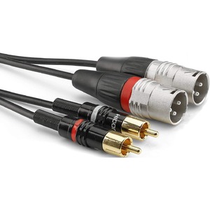 Кабель аудио 2xRCA - 2xXLR Sommer Cable HBP-M2C2-0300 3.0m