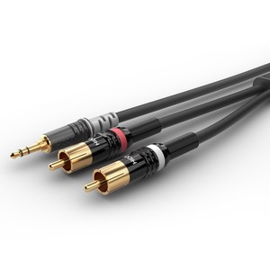 Кабель аудио 1xMini Jack - 2xRCA Sommer Cable HBP-3SC2-0300 3.0m