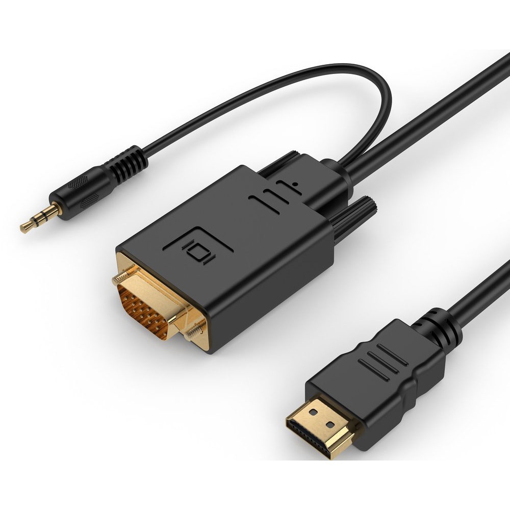 Кабель HDMI - VGA Cablexpert A-HDMI-VGA-03-6 1.8m