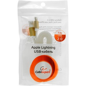 Кабель USB 2.0 Тип A - Lightning Cablexpert CC-ApUSBgd1m 1.0m