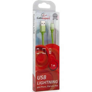 Кабель USB 2.0 Тип A - Lightning Cablexpert CC-S-APUSB01Gn-1M 1.0m