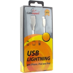 Кабель USB 2.0 Тип A - Lightning Cablexpert CC-G-APUSB01W-3M 3.0m