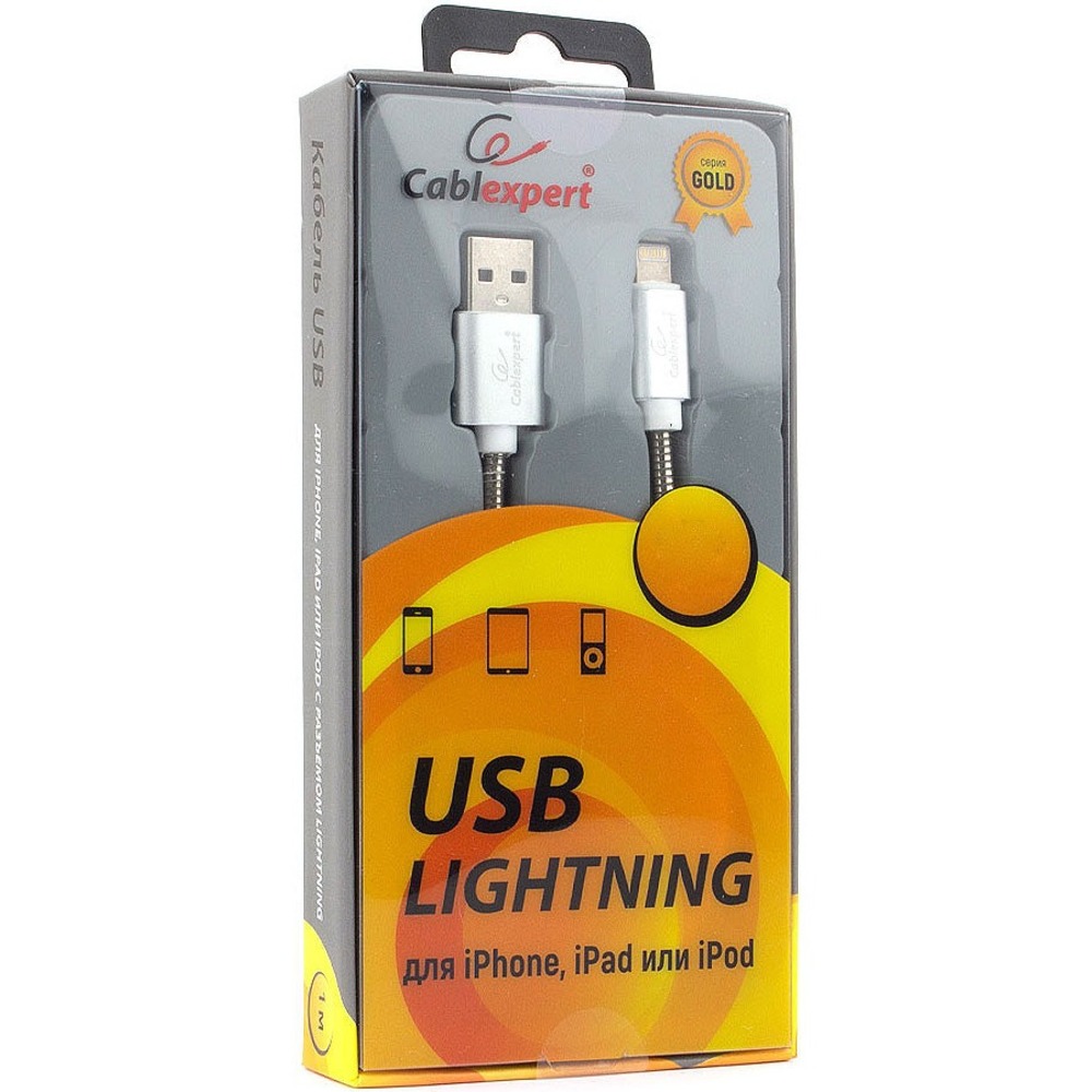 Кабель USB 2.0 Тип A - Lightning Cablexpert CC-G-APUSB02S-0.5M 0.5m