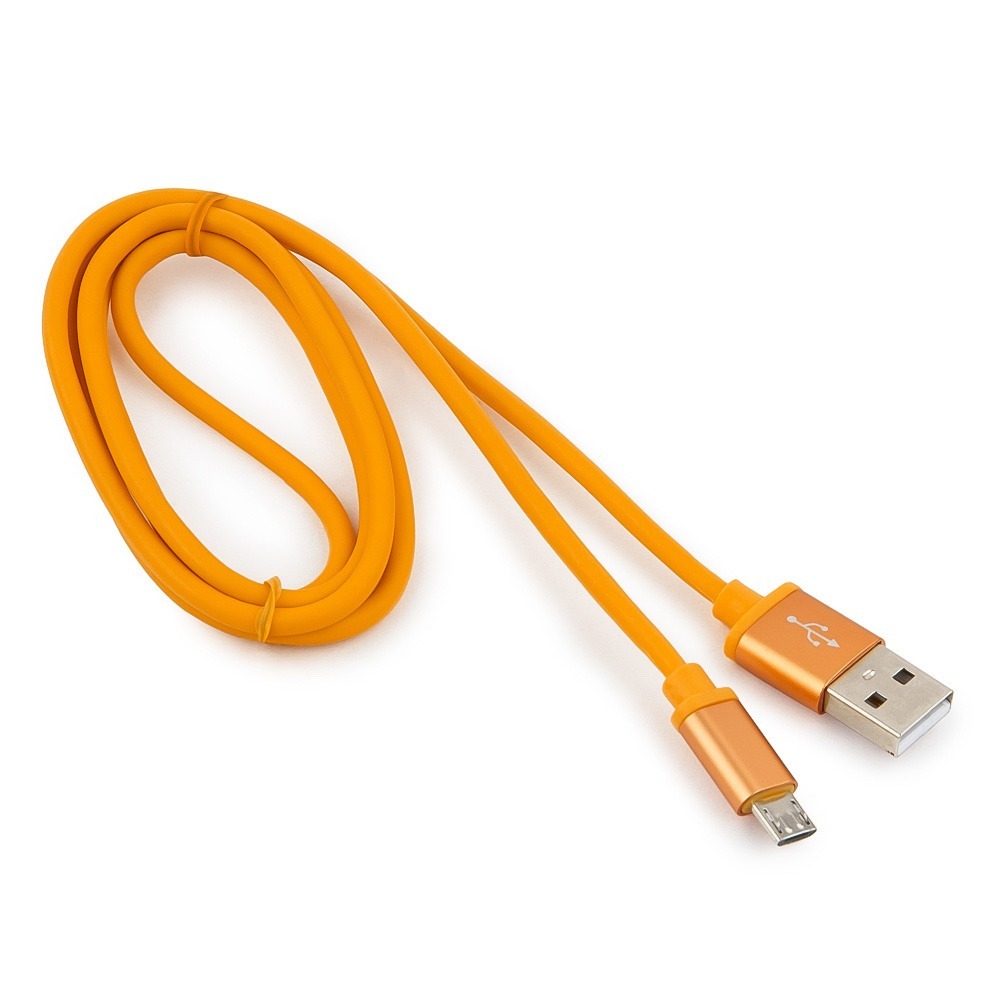 Кабель USB 2.0 Тип A - B micro Cablexpert CC-S-mUSB01O-1M 1.0m