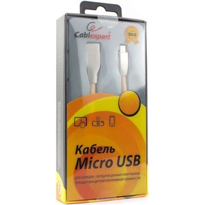 Кабель USB 2.0 Тип A - B micro Cablexpert CC-G-mUSB01Gd-1M 1.0m