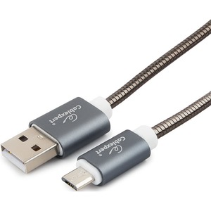 Кабель USB 2.0 Тип A - B micro Cablexpert CC-G-mUSB02Gy-0.5M 0.5m