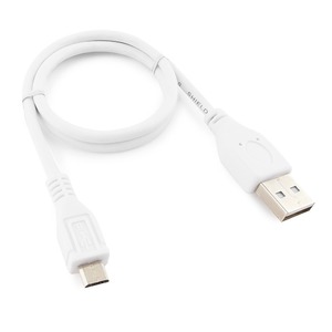 Кабель USB 2.0 Тип A - B micro Cablexpert CCP-mUSB2-AMBM-W-0.5M 0.5m