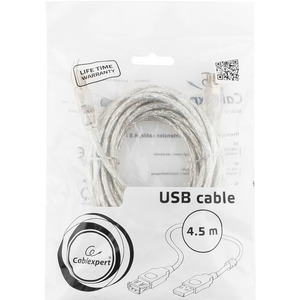 Удлинитель USB 2.0 Тип A - A Cablexpert CCF-USB2-AMAF-TR-15 4.5m