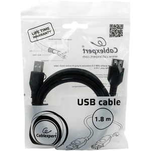 Удлинитель USB 2.0 Тип A - A Cablexpert CCF-USB2-AMAF-6 1.8m