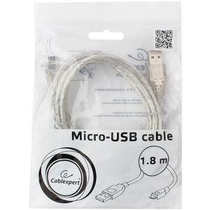 Кабель USB 2.0 Тип A - B micro Cablexpert CCP-mUSB2-AMBM-6-TR 1.8m