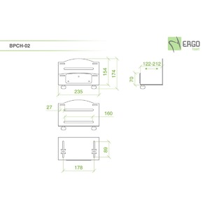 Кронштейн - На заказ ErgoFount BPCH-02