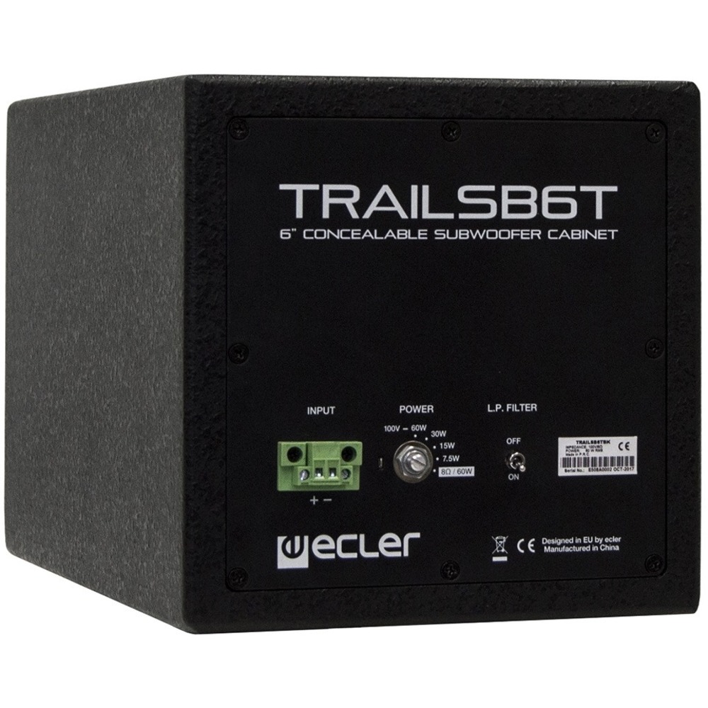 Сабвуфер запотолочный Ecler TRAILSB6TBK