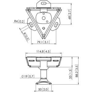 Кронштейн для проектора Vogels PUC 1040