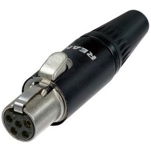 Разъем mini XLR (Mама) REAN Connectors RT5FC-B