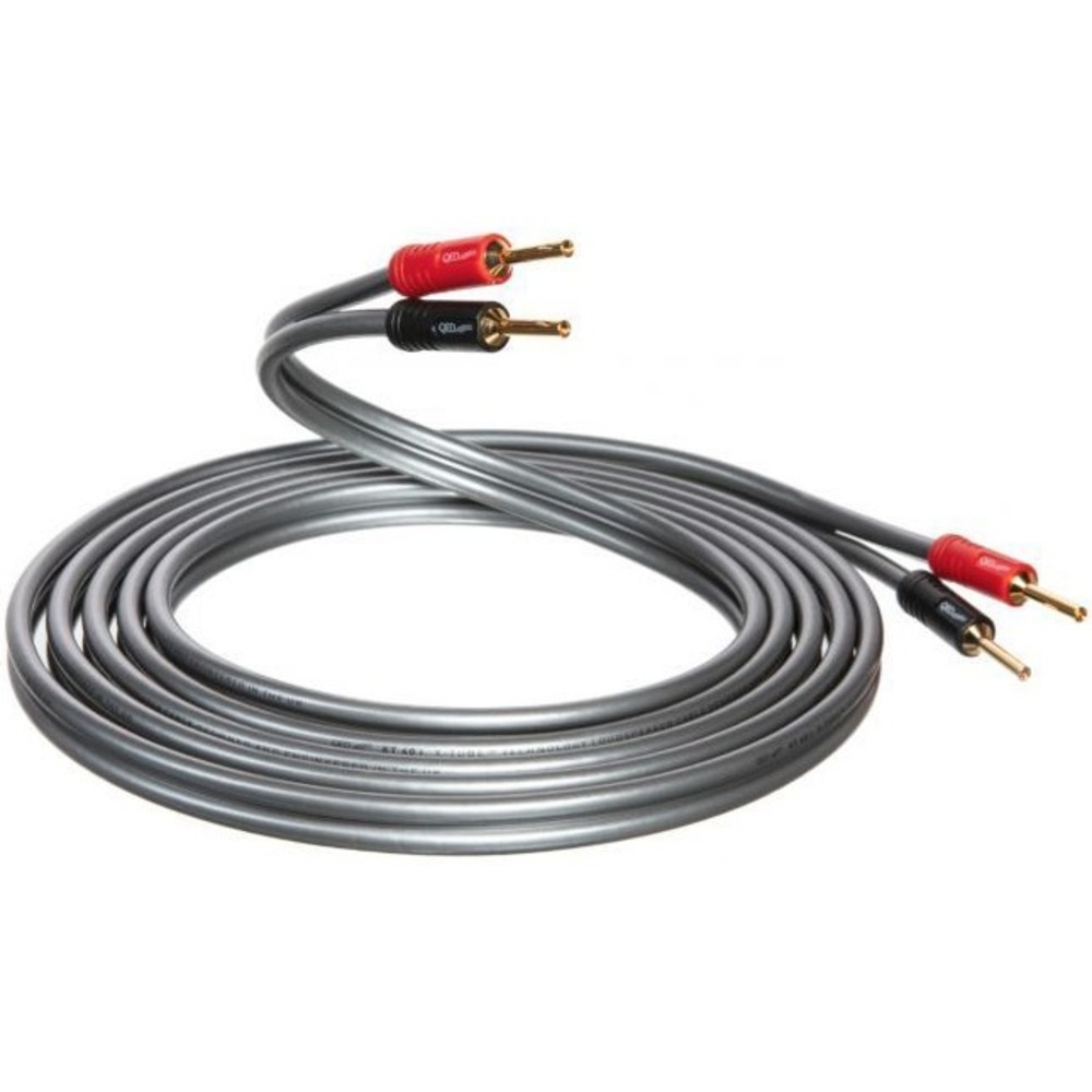 Акустический кабель Single-Wire Banana - Banana QED (QE1451) XT-40i Airloc banana 2.0m