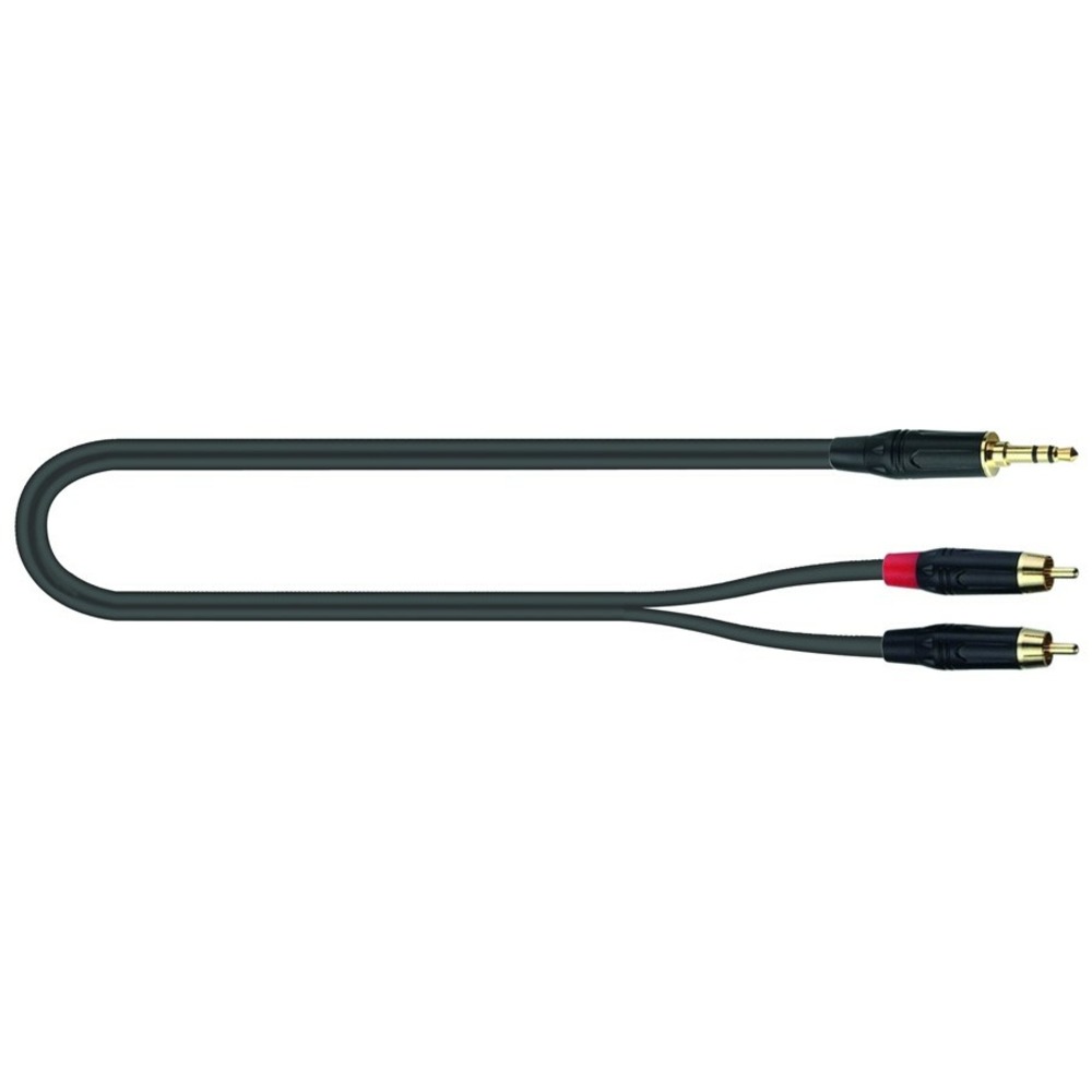 Кабель аудио 1xMini Jack - 2xRCA QUIK LOK JUST J352RCA 1 1.0m