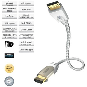 Кабель HDMI - MiniHDMI Inakustik 00423207 Premium HDMI Mini 0.75m