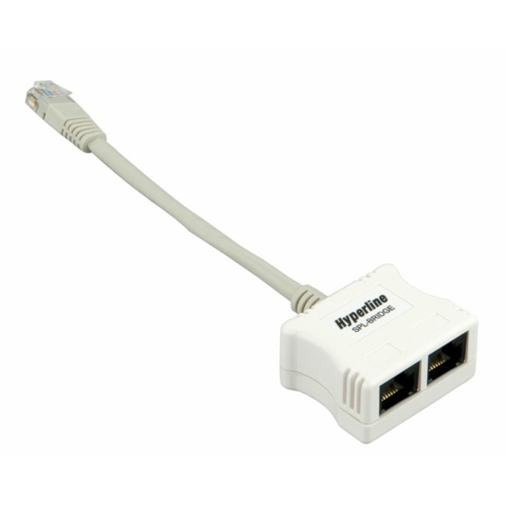 Переходник RJ45 - RJ45 Hyperline SPL-YT4-E2-E2