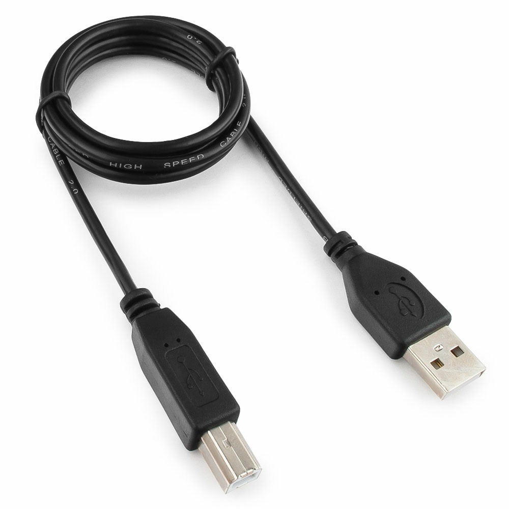 Кабель USB 2.0 Тип A - B Гарнизон GCC-USB2-AMBM-1.8M 1.8m