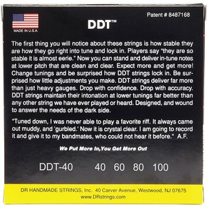 Струны для бас-гитары DR String DDT-40