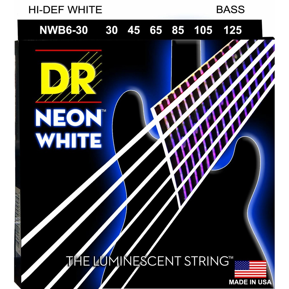 Струны для 6 ти струнной бас гитары DR String NWB6-30