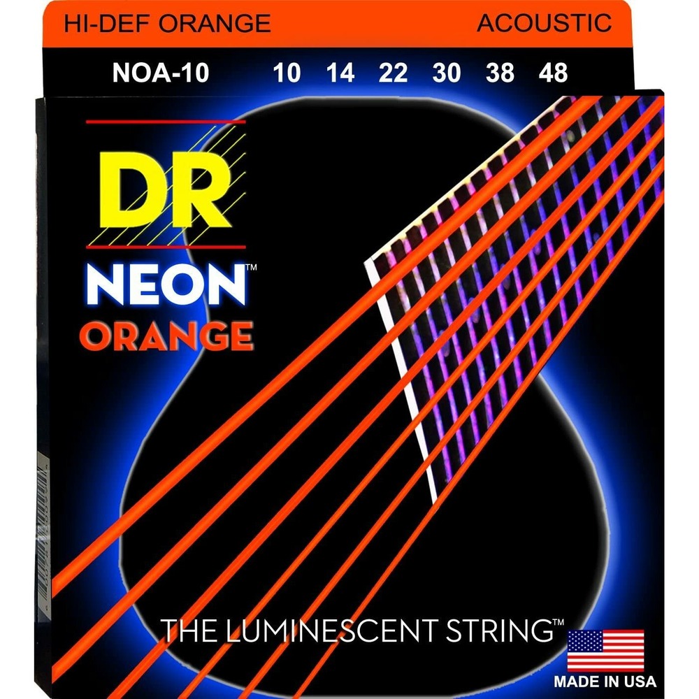 Струны для акустической гитары DR String NOA-10