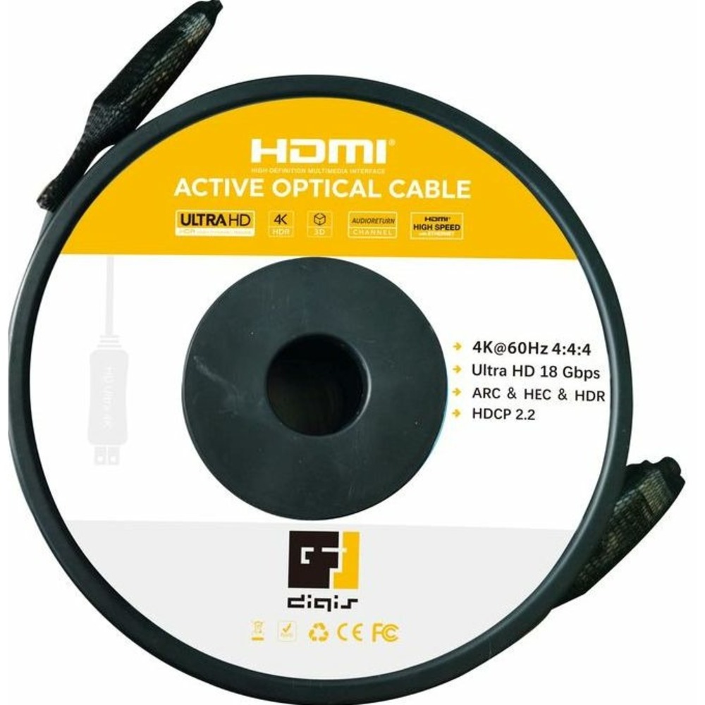 Кабель HDMI - HDMI оптоволоконные Digis DSM-CH20-AOC 20.0m