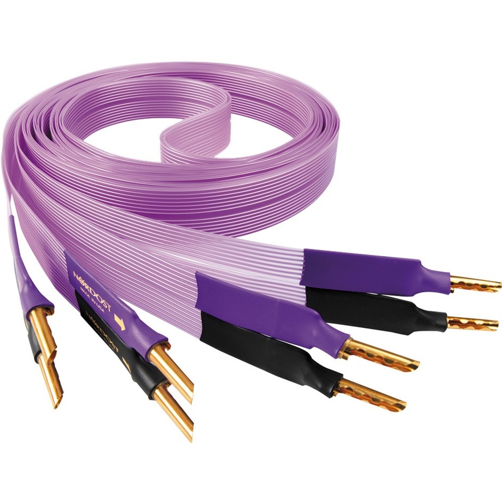 Акустический кабель Single-Wire Banana - Banana Nordost Purple Flare banana 3.0 m